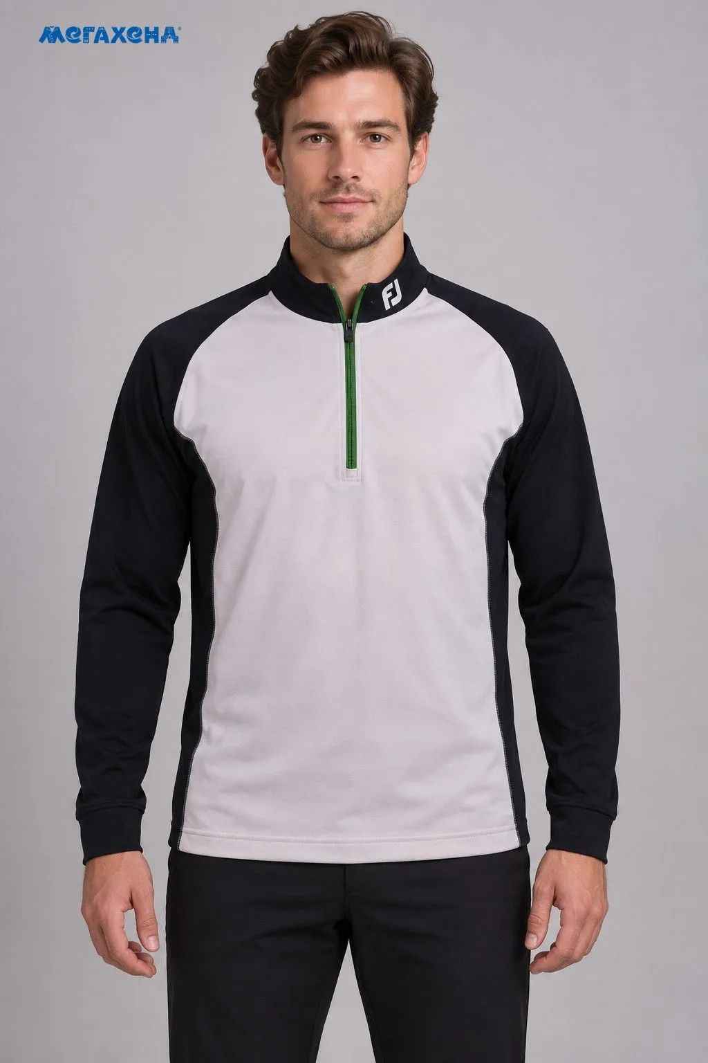 Белая спортивная кофта FootJoy на молнии, размер 50 (L)