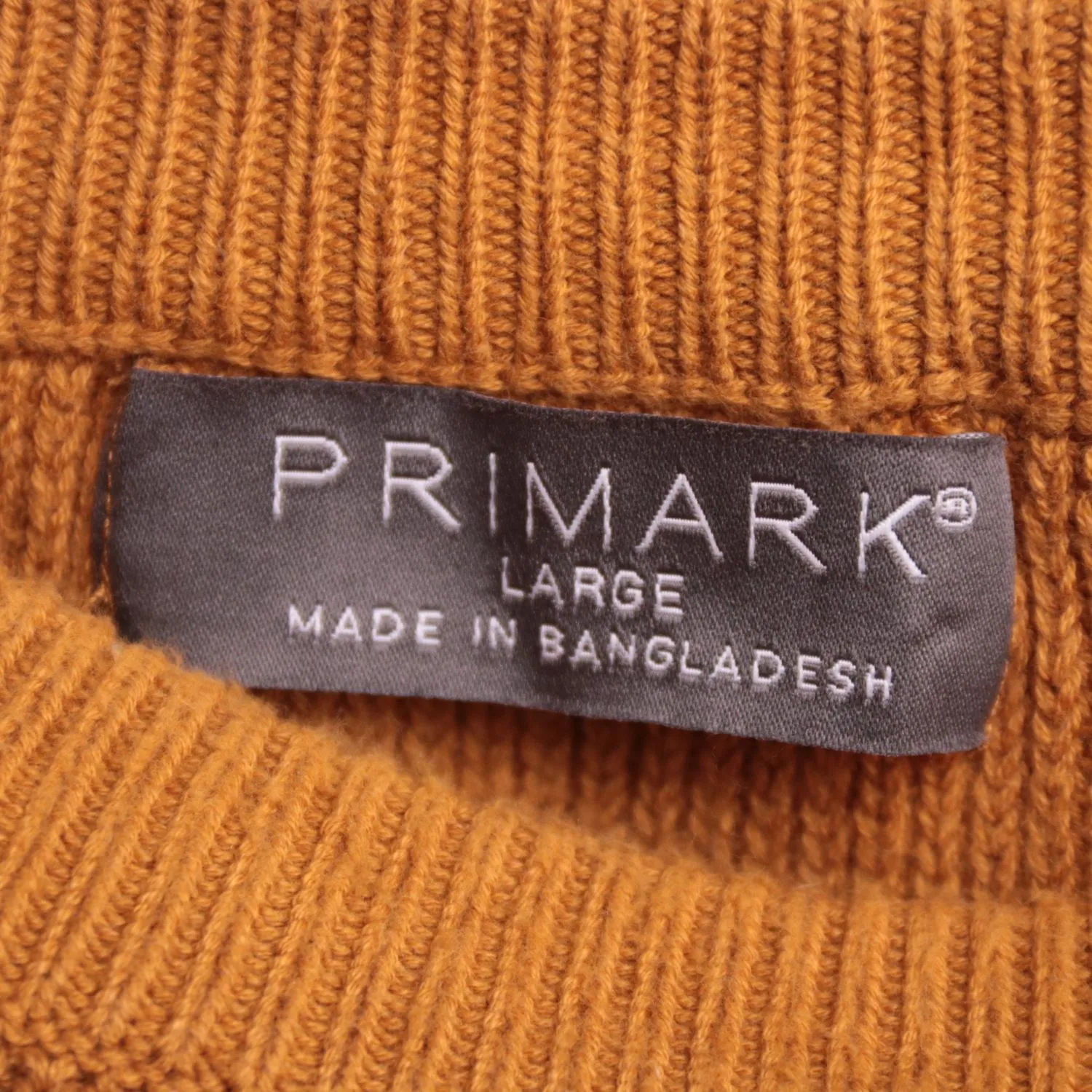 Коричневый джемпер PRIMARK с рукавами реглан, размер 50 (L)