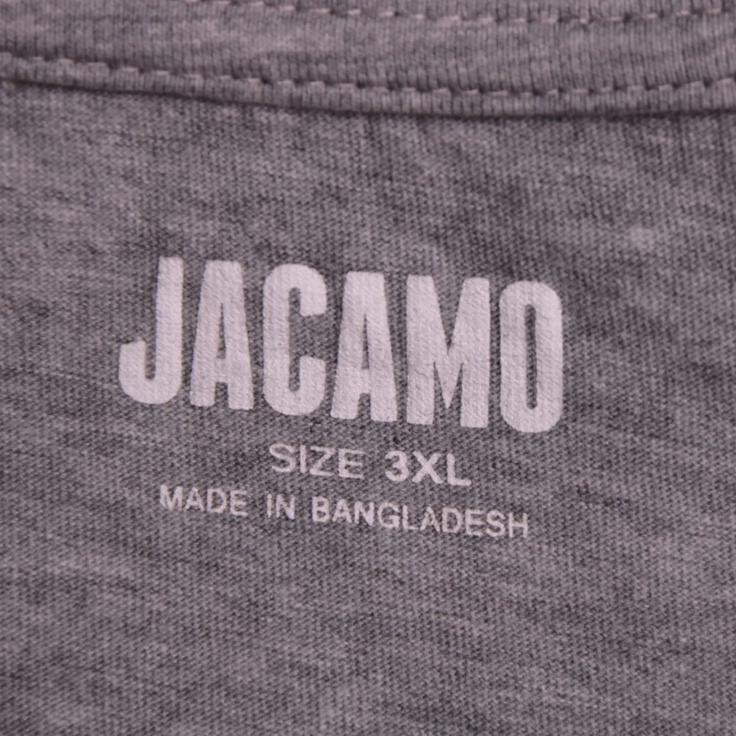 Серая футболка Jacamo с V-образным вырезом, размер 60 (3XL)