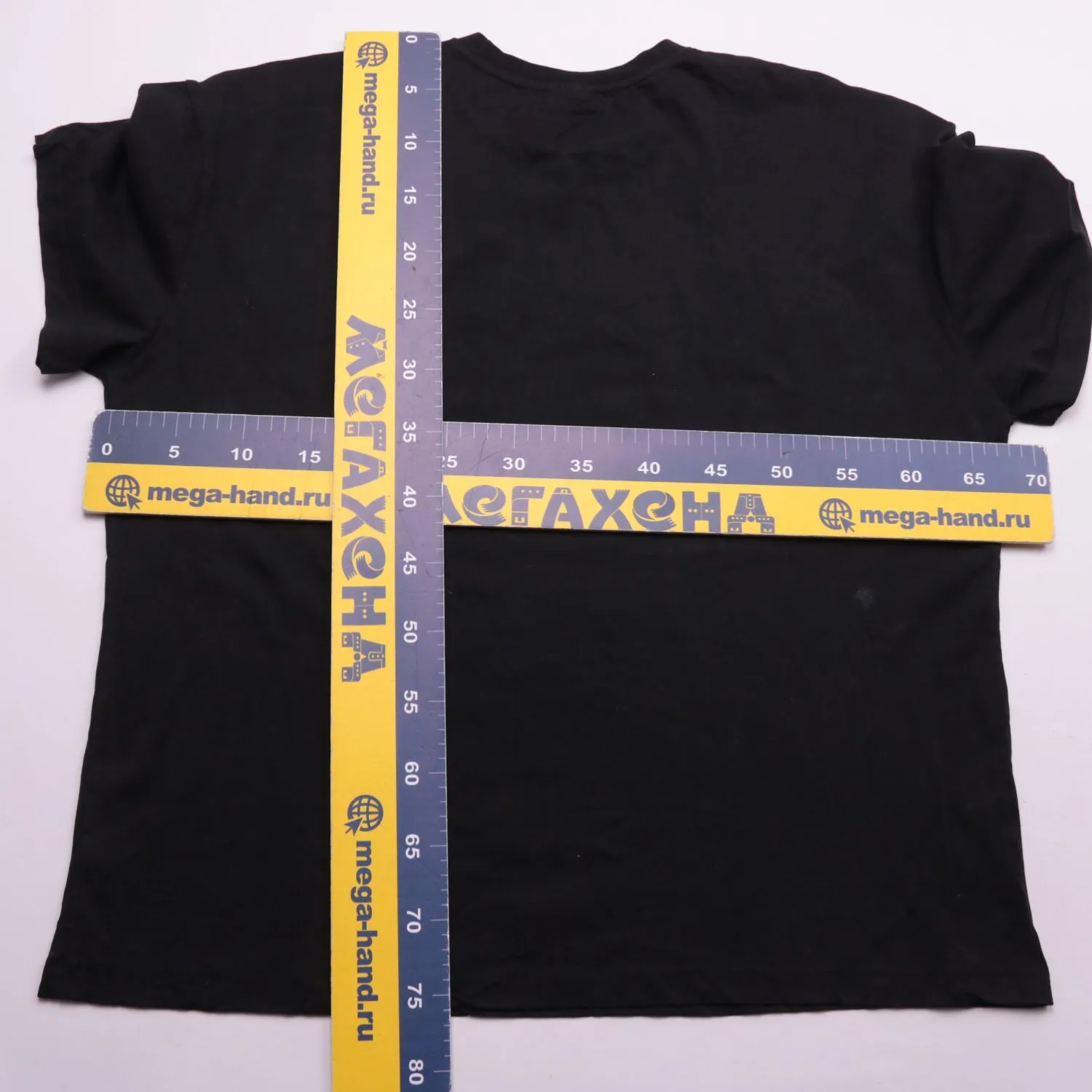 Чёрная футболка Basquiat Primark с ярким принтом, размер 60 (3XL)