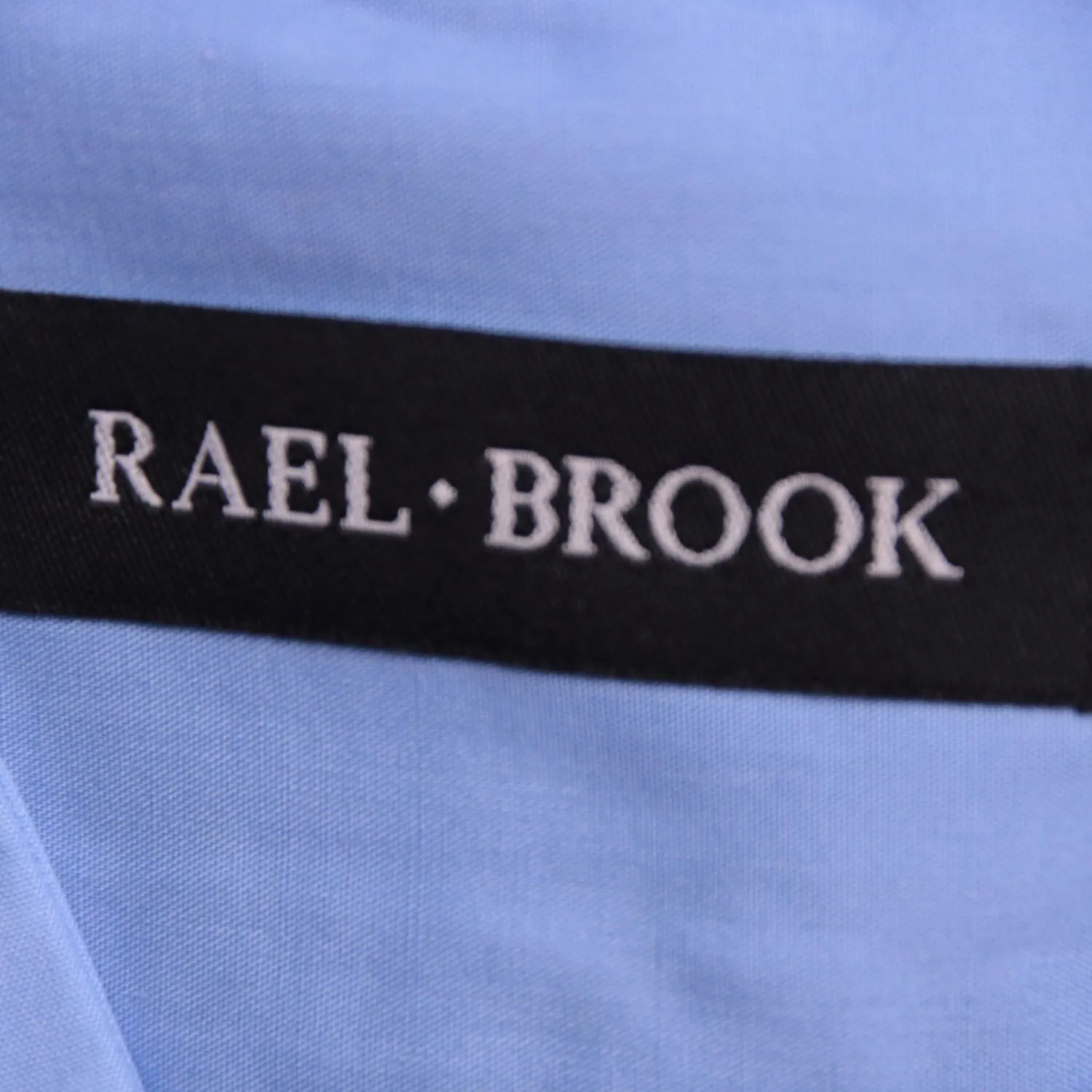 Голубая рубашка RAEL BROOK с нагрудным карманом, размер 64 (5XL)